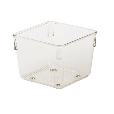 iDesign Linus 3 in. H X 4 in. W X 4 in. D Plastic Drawer Organizer