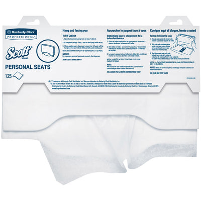 Scott Pro Flushable Toilet Seat Covers 1 Rolls 125 sheet 18 in.