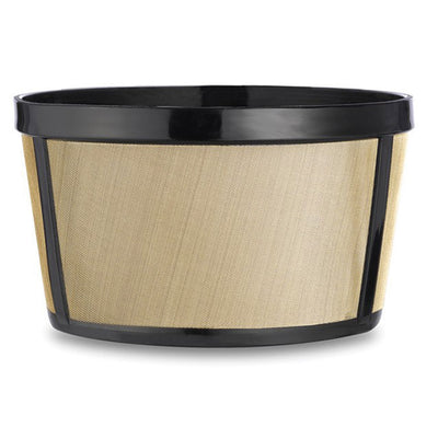Medelco 12 cups Black/Gold Basket Coffee Filter