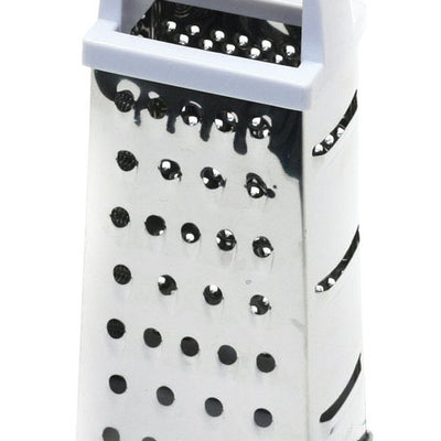 Chef Craft Silver/White Plastic/Stainless Steel 4-Sided Pyramid Grater