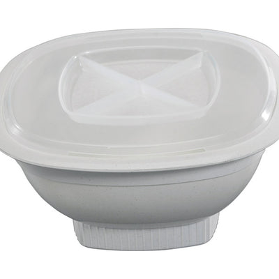Nordic Ware White Plastic Microwave Popcorn Popper 12 cups