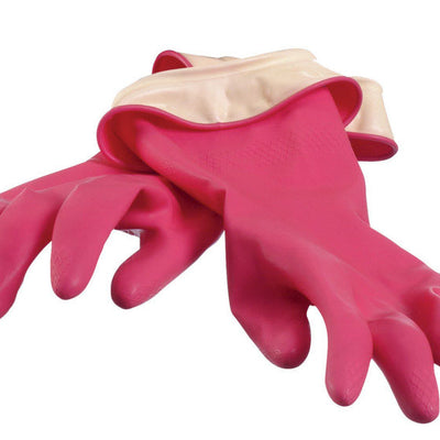 Casabella Latex Cleaning Gloves L Pink 1 pair