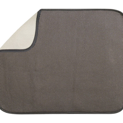 iDesign IDry 18 in. L X 16 in. W X 0.5 in. H Microfiber Drying Mat