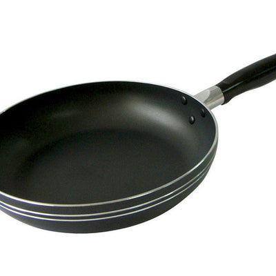 Bene Casa Aluminum Fry Pan 10 in. Black