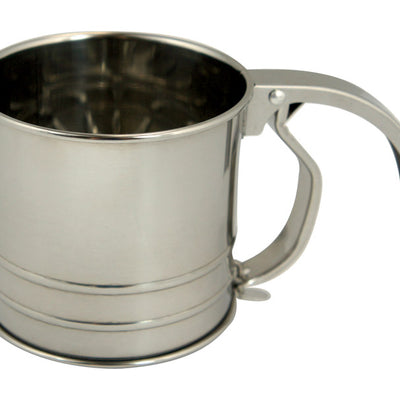 Fox Run Silver Stainless Steel Flour Sifter 1 cups
