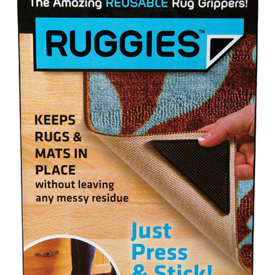 Ruggies As Seen On TV Rug Grippers Polyurethane/Polyester/Paper 8 pk