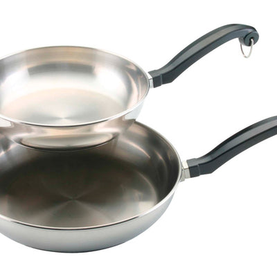 Farberware Classic Series Stainless Steel Skillet Set 8 & 10 in. Silver