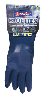 Spontex Bluettes Neoprene Cleaning Gloves M Blue
