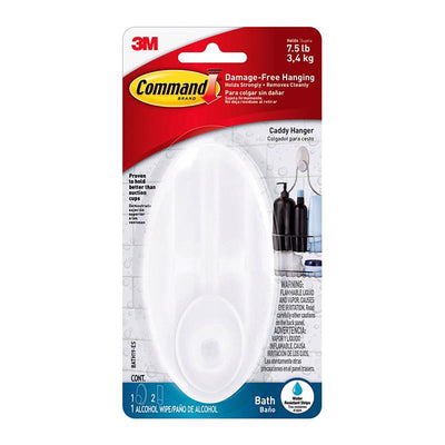 3M Command Large Plastic Caddy Hanger 5 in. L