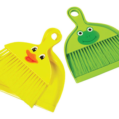 Diamond Visions 5.5 in. W Broom with Dustpan