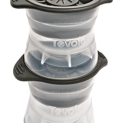 Tovolo Clear/Gray Silicone/Polypropylene Sphere Ice Molds