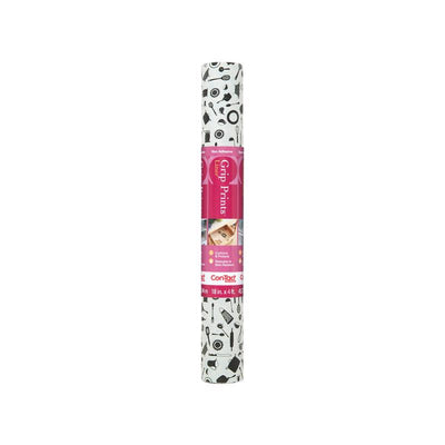 Con-Tact Grip Prints 4 ft. L X 18 in. W Cucina Non-Adhesive Shelf Liner