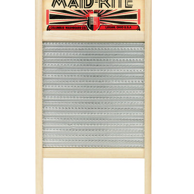 Maid-Rite 12-7/16 in. W X 23.75 in. L Metal Scrub Surface Washboard