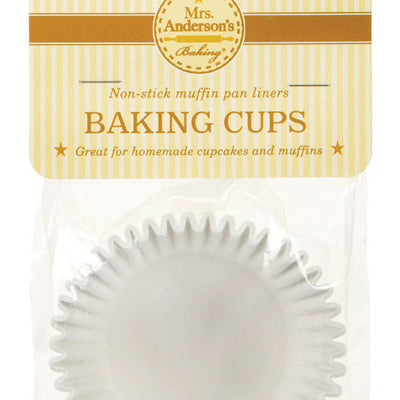 Mrs. Anderson's Baking Texas Size Muffin Cups White 24