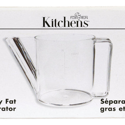 Fox Run Clear Polycarbonate Fat/Gravy Separator 1-1/2 cups