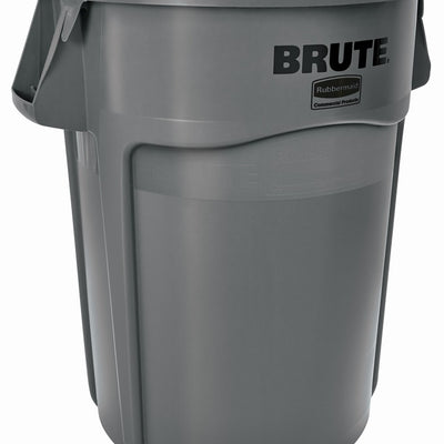 Rubbermaid Brute 44 gal Gray Plastic Garbage Can