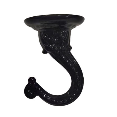 Living Accents Black Zinc 2 in. H Sturdy Swag Hook