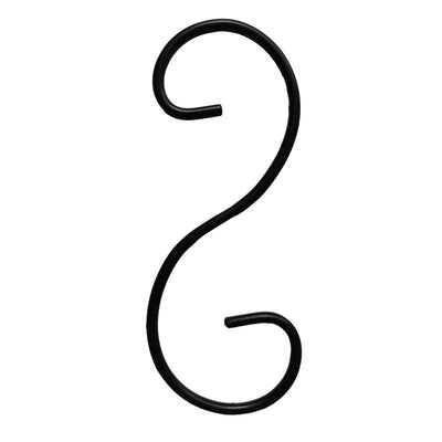 Living Accents Black Steel 6 in. H S Plant Hook