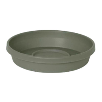Bloem Terra 1.75 in. H X 9.25 in. W X 8 in. D Plastic Traditional Plant Saucer Basil