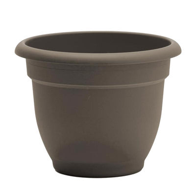Bloem Ariana 8.5 in. H X 11 in. W X 10 in. D Plastic Traditional Planter Peppercorn