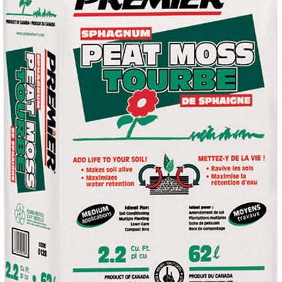 Premier Organic Sphagnum Peat Moss 2.2 ft