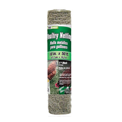 Garden Craft 18 in. H X 50 ft. L Galvanized Steel Fencing 1 in. X 1 in. in.