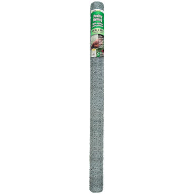 Garden Craft 48 in. H X 25 ft. L Galvanized Steel Fencing 1 in. X 1 in. in.