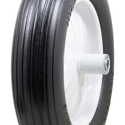 Marathon 8 in. D X 15.5 in. D 500 lb. cap. Centered Wheelbarrow Tire Polyurethane