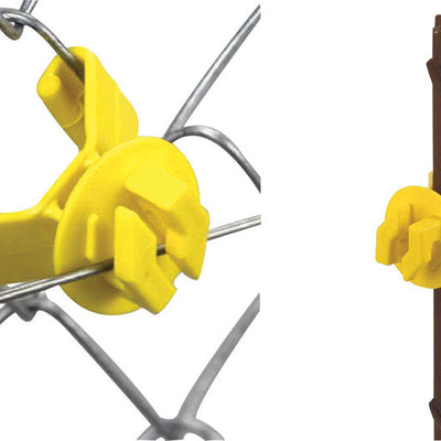 Dare Chain Link Fence Insulator Yellow