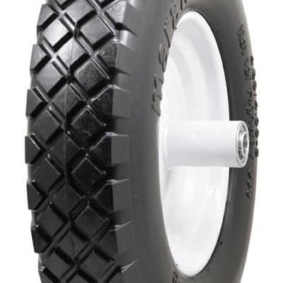 Marathon 8 in. D X 15.5 in. D 500 lb. cap. Centered Wheelbarrow Tire Polyurethane
