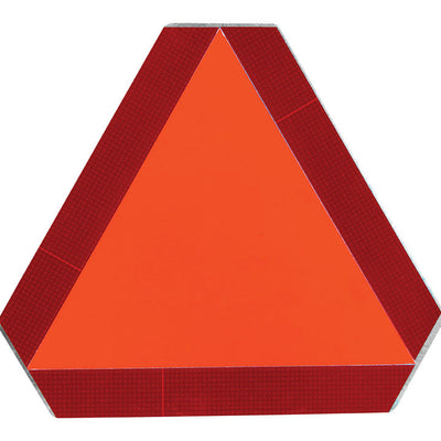 SMV English Red Safety Sign 14 in. H X 14 in. W