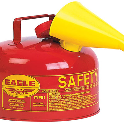 Eagle Steel Safety Gas Can 2 gal