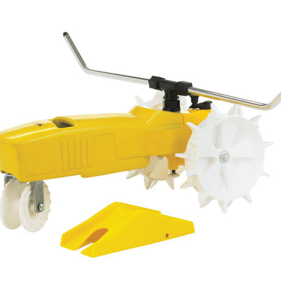 Nelson Rain Train Cast Iron Wheeled Base Traveling Sprinkler 13500 sq ft