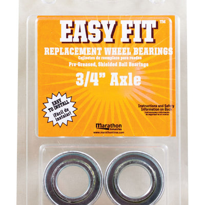 Marathon Easy Fit 500 lb. cap. Wheel Bearings Steel 2 pk