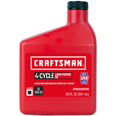 Craftsman 10W-30 4-Cycle Lawn Mower Motor Oil 20 oz