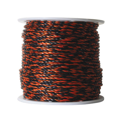 Koch Industries 3/8 in. D X 400 ft. L Black/Orange Twisted Poly Truck Rope
