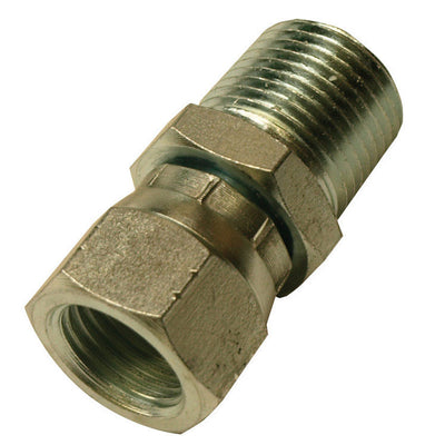 Apache Steel 3/8 in. D X 3/8 in. D Hydraulic Adapter