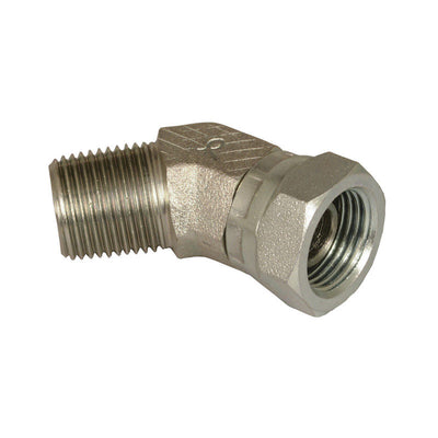 Apache Steel 3/8 in. D X 3/8 in. D Hydraulic Adapter
