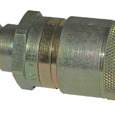 Apache 0.5 in. D 3000 psi Steel Flat Face Hydraulic Adapter