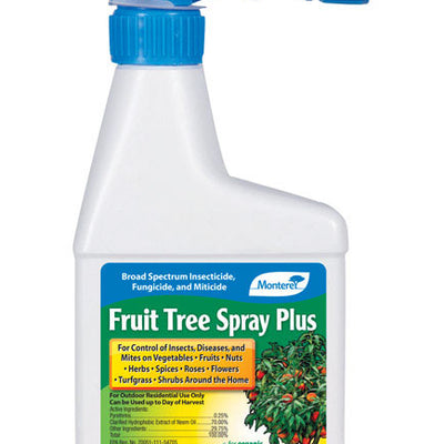 Monterey Fruit Tree Spray Plus Organic Insect Killer/Fungus Control Liquid Concentrate 16 oz
