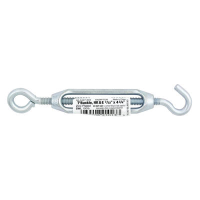 Hampton Zinc-Plated Aluminum/Steel Turnbuckle 120 lb