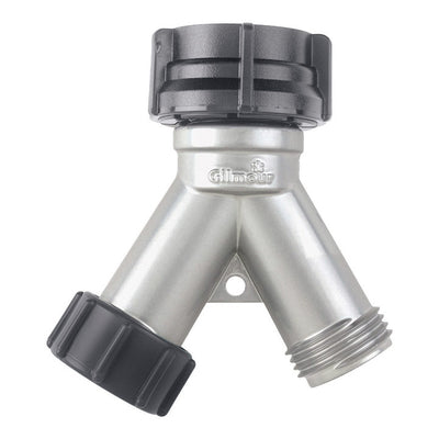 Gilmour Zinc Threaded Double Male Y-Hose Connector