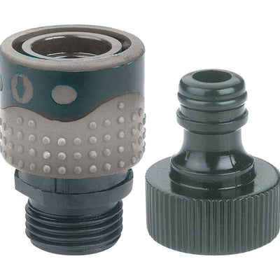 Gilmour Polymer Female/Male Quick Connector Faucet Set