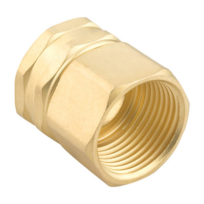 Gilmour 3/4 in. Brass Threaded Double Female Swivel Hose Connector