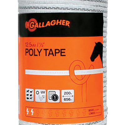 Gallagher Poly Tape Green/White