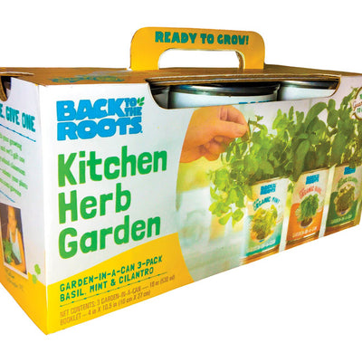 Back to the Roots Kitchen Herb Garden Assorted Herbs Grow Kit 3 pk