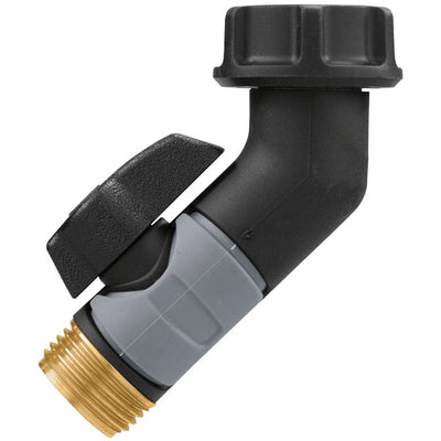 Orbit Pro Flo 3/4 in. Metal Threaded Female/Male Gooseneck Hose Adapter