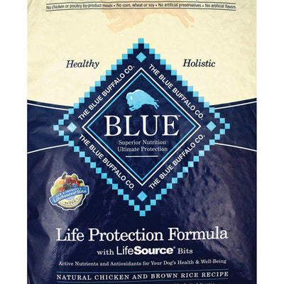 Blue Buffalo Life Protection Formula Senior Chicken and Brown Rice Dry Dog Food 30 lb