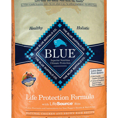 Blue Buffalo Life Protection Formula Puppy Chicken and Brown Rice Dry Dog Food 30 lb