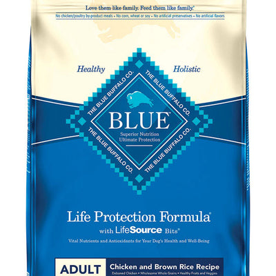 Blue Buffalo Life Protection Formula Adult Chicken and Brown Rice Dry Dog Food 30 lb